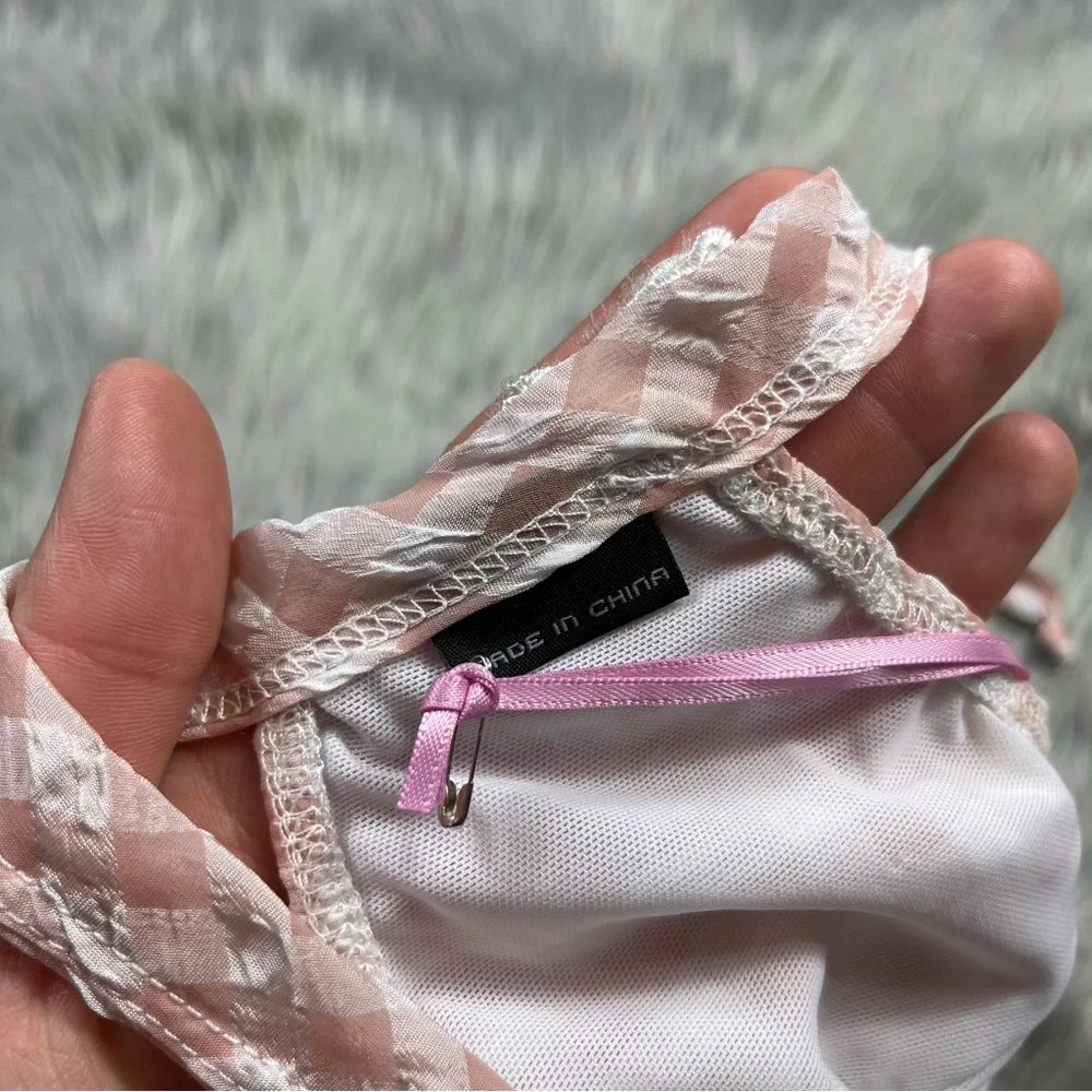 Sugar thrillz dollskill slice of heaven gingham face mask